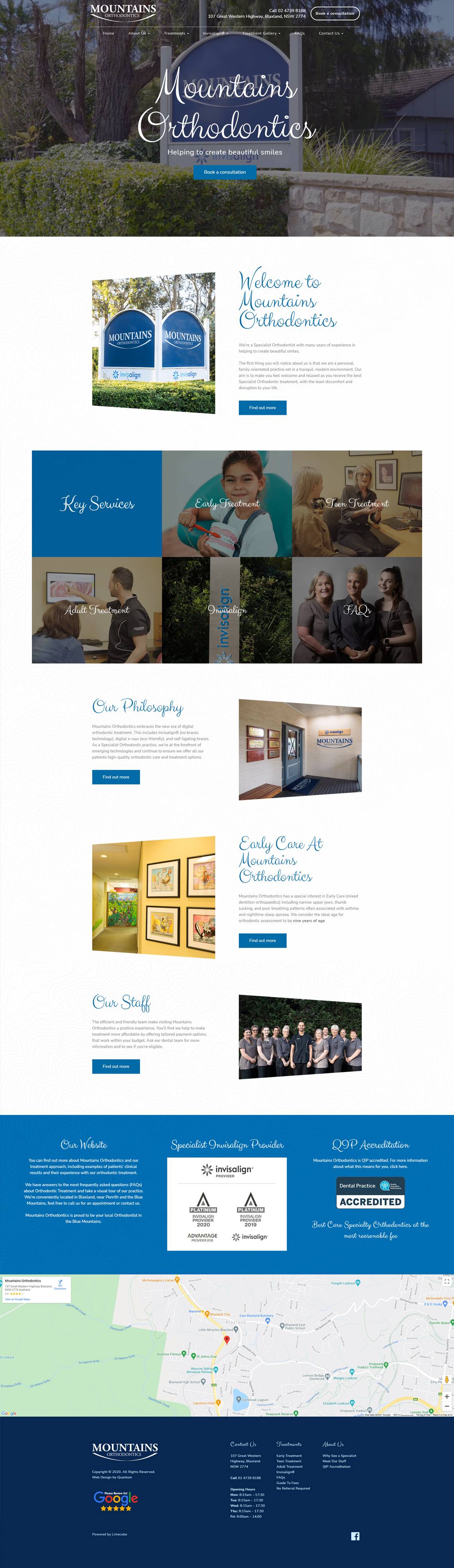 Mountain Orthodontics Full Home Page