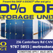 Metro Storage Canterbury Special Offer!