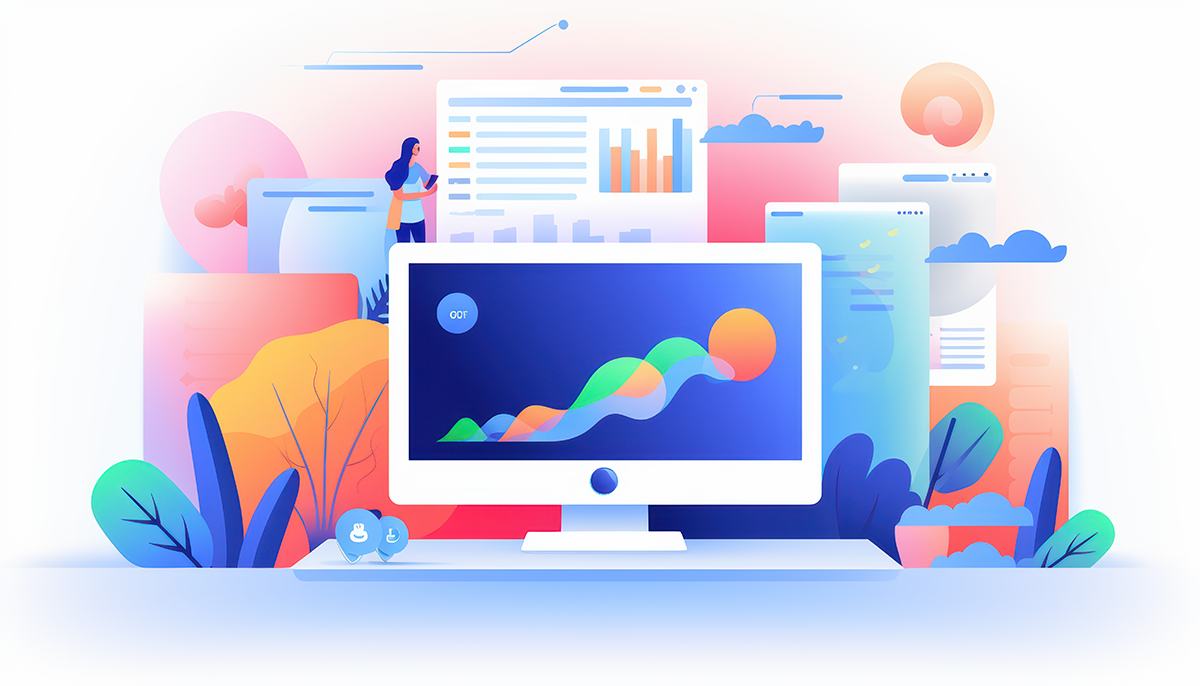 Illustration of analytics and reporting