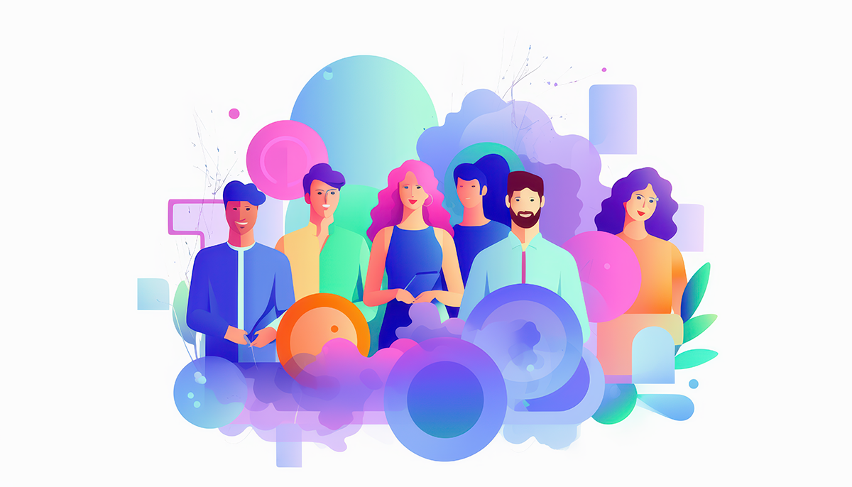 Illustration of an audience mix