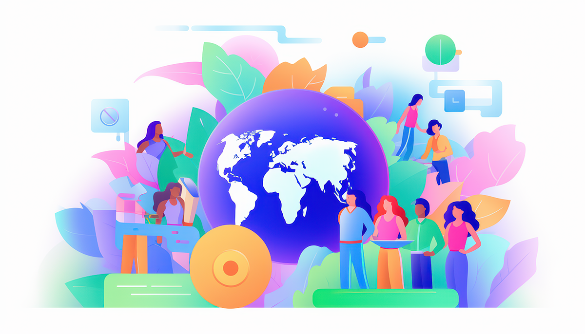 Illustration of different cultures