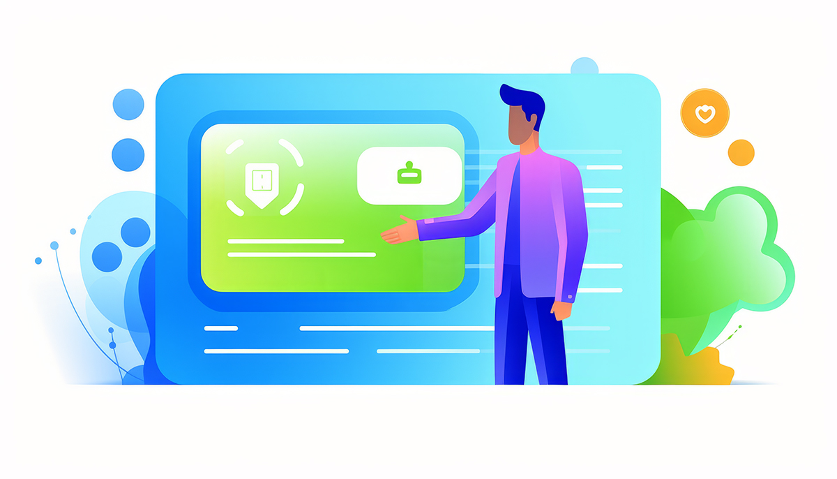 presenting illustration 