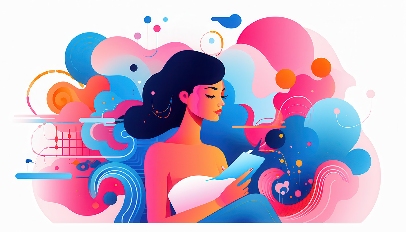 colourful and creative illustration