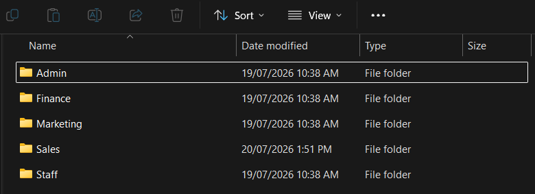 AIO coach structure example in windows file explorer