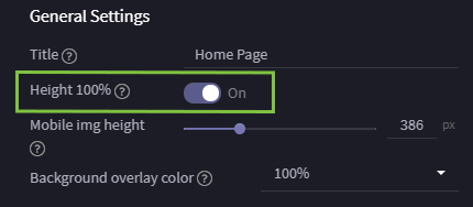 Making your banner/slider full screen (100% height)