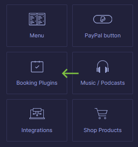 Booking engine element