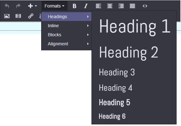 Structure Content with Headings