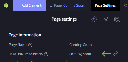 coming soon url