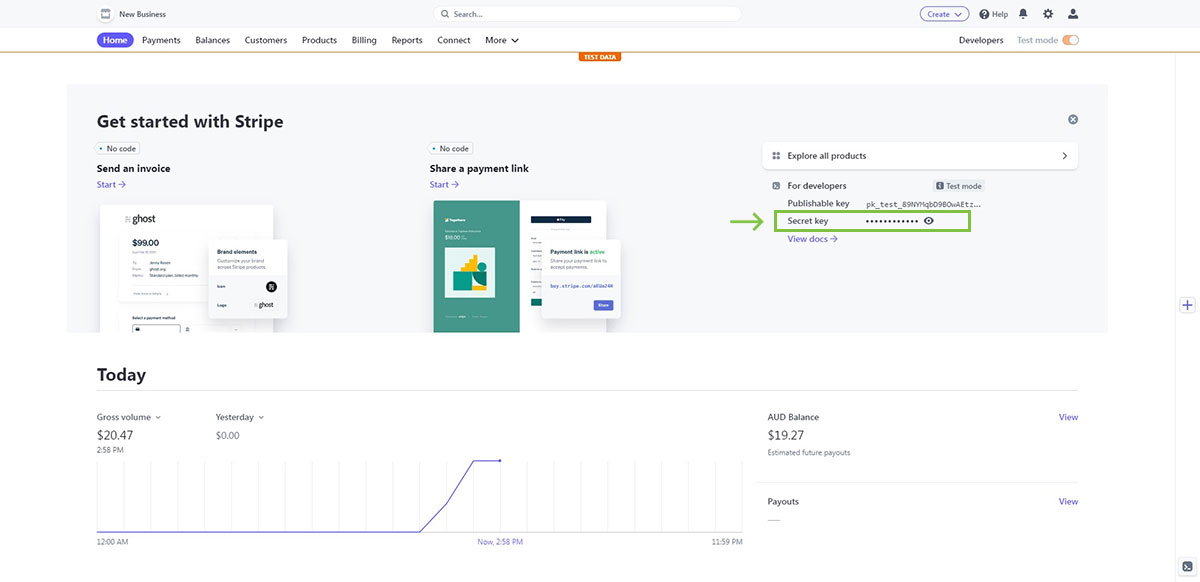 Stripe Dashboard