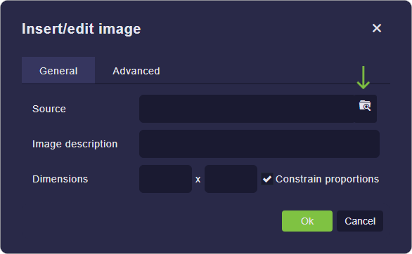 Click on the Folder Icon