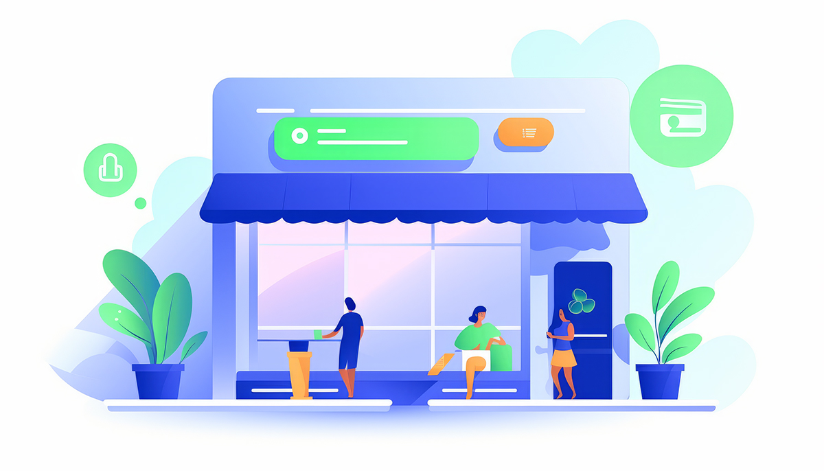 Retail store illustration