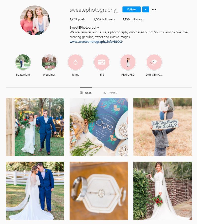 SweetEPhotography Instagram Profile