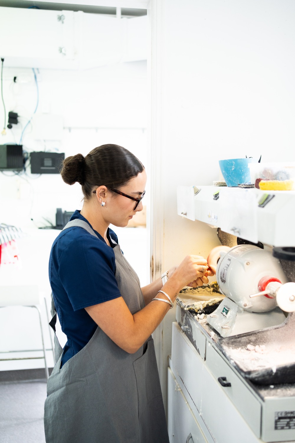 Denture being repaired at the denture clinic Tweed Heads