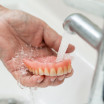 How to remove plaque from dentures