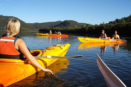 Kayaking is a great way to relax and enjoy the nature at Glenworth Valley.
