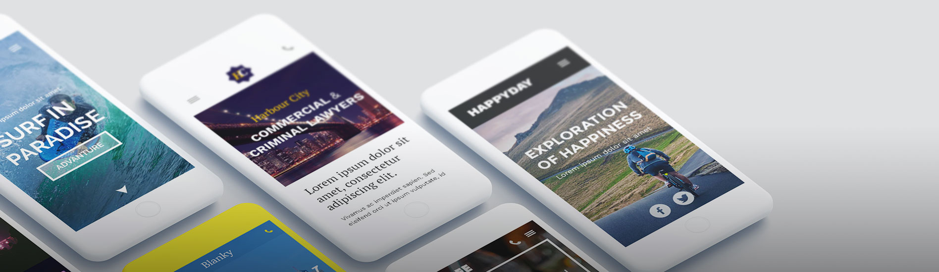 Mobile sites examples