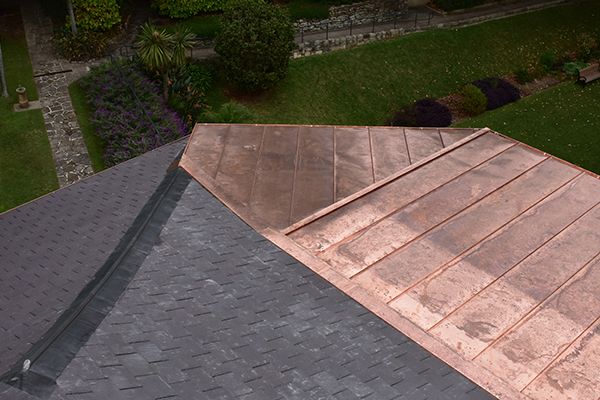 zinc and copper roofing