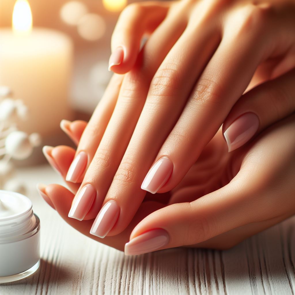 Moisturizing hands and nails to promote hydration and prevent dryness