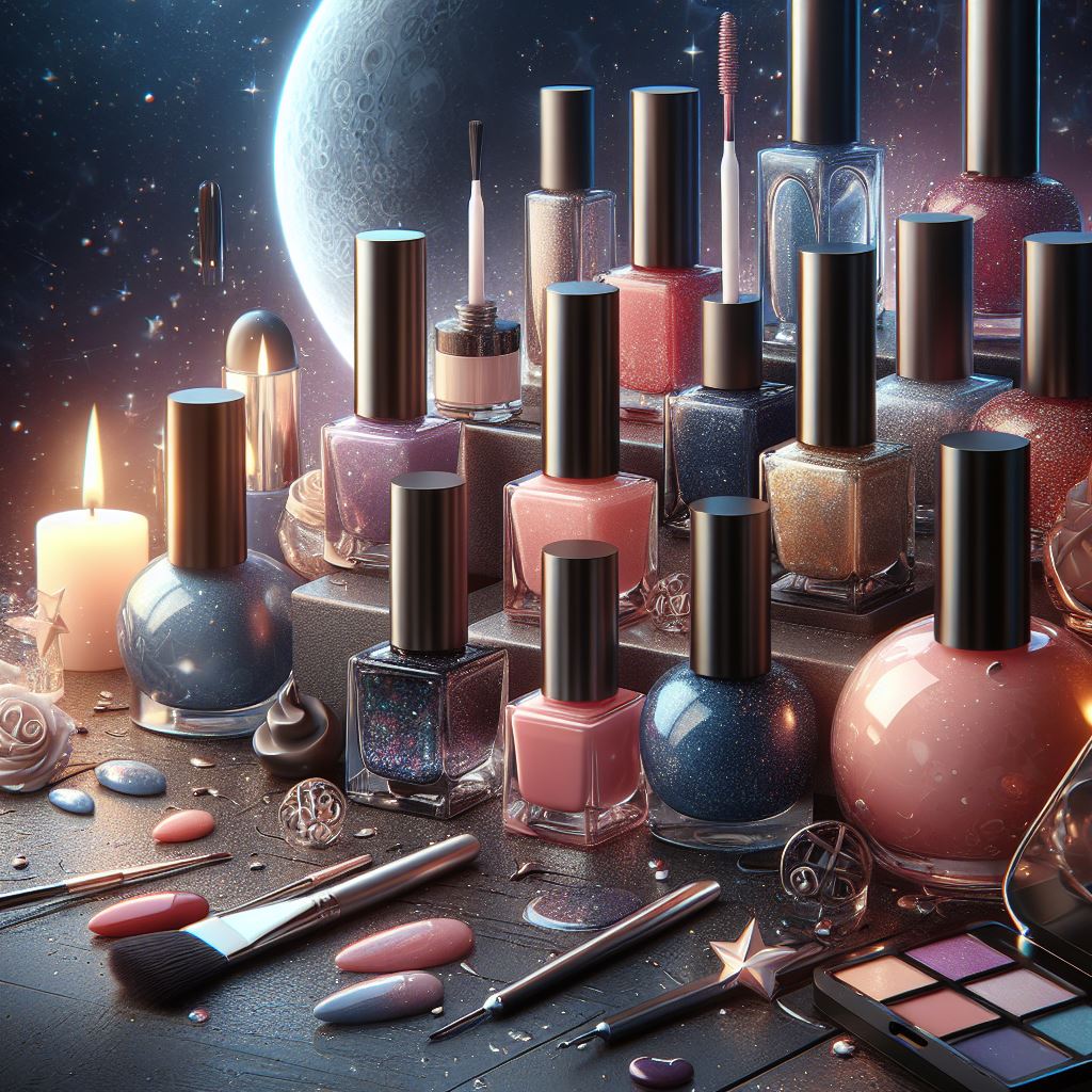 Nail polish bottles with base coat emphasizing the importance of nail protection
