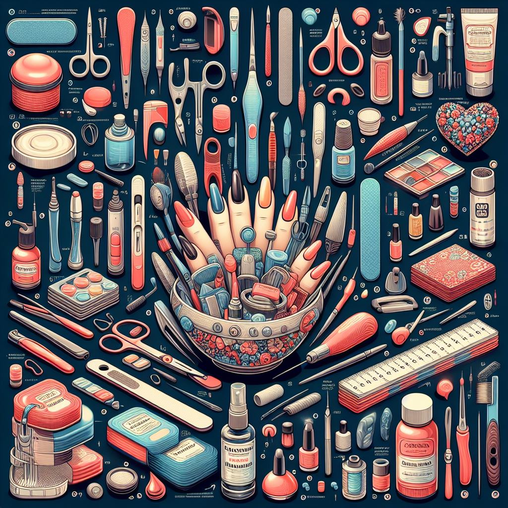 Representation of the techniques used in Russian Manicure