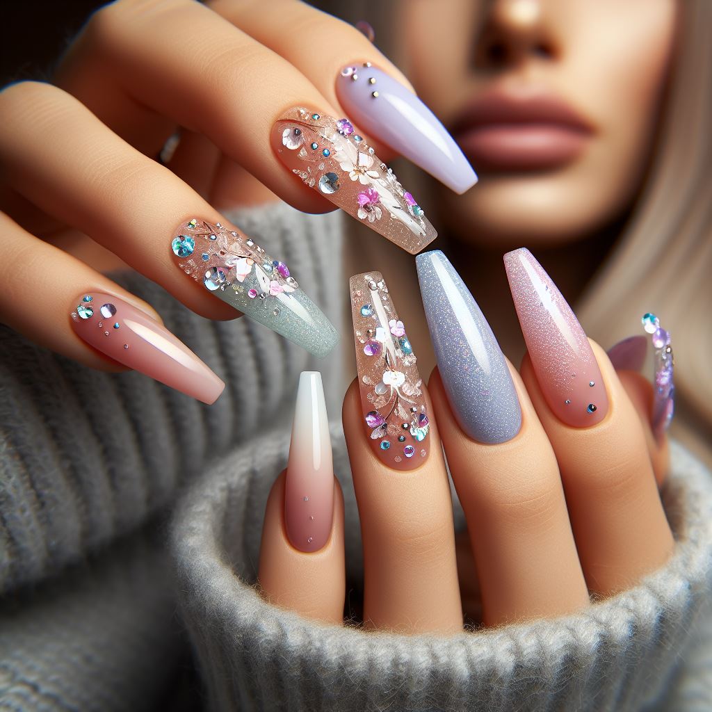 Beautiful Acrylic Nail Art