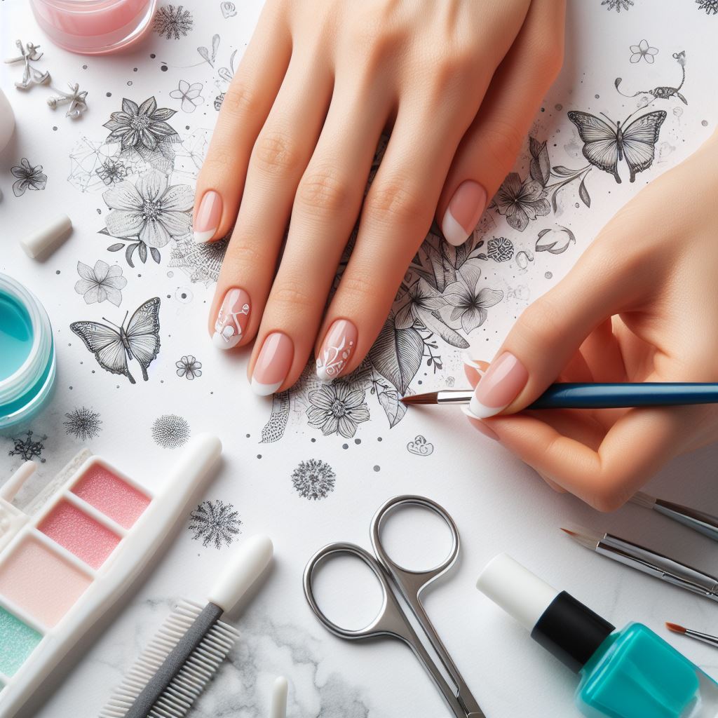 cleaning, moisturizing, and shaping nails for the perfect canvas