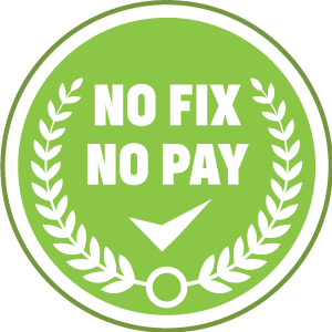 No Fix No Pay Badge