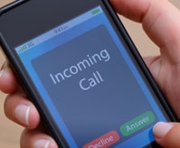 Incoming phone call 