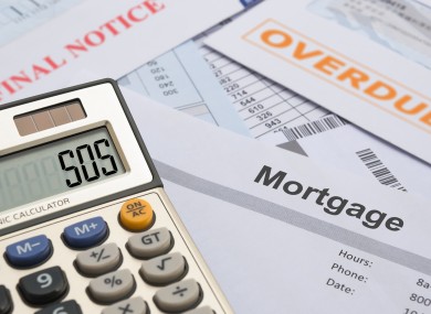 Mortgage loan agreement with calculator