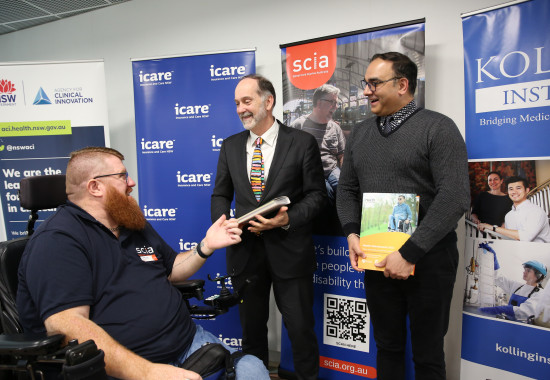 First of its kind tool providing support for people with spinal cord injuries.
