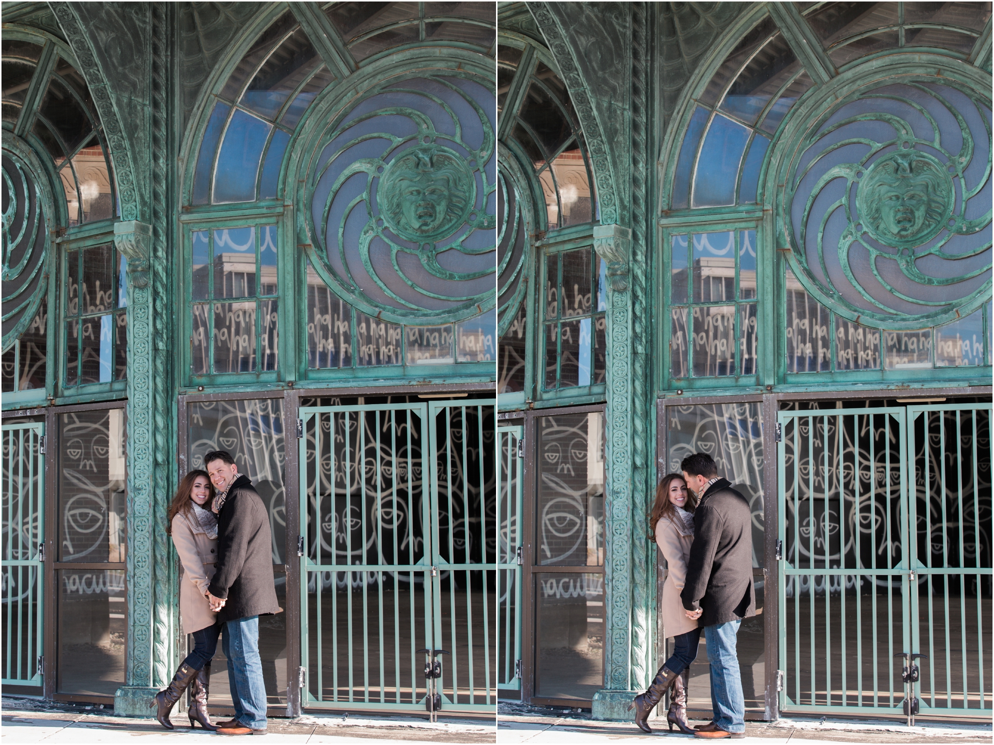 Margo + Joe Engagement Photography in Asbury Park, NJ