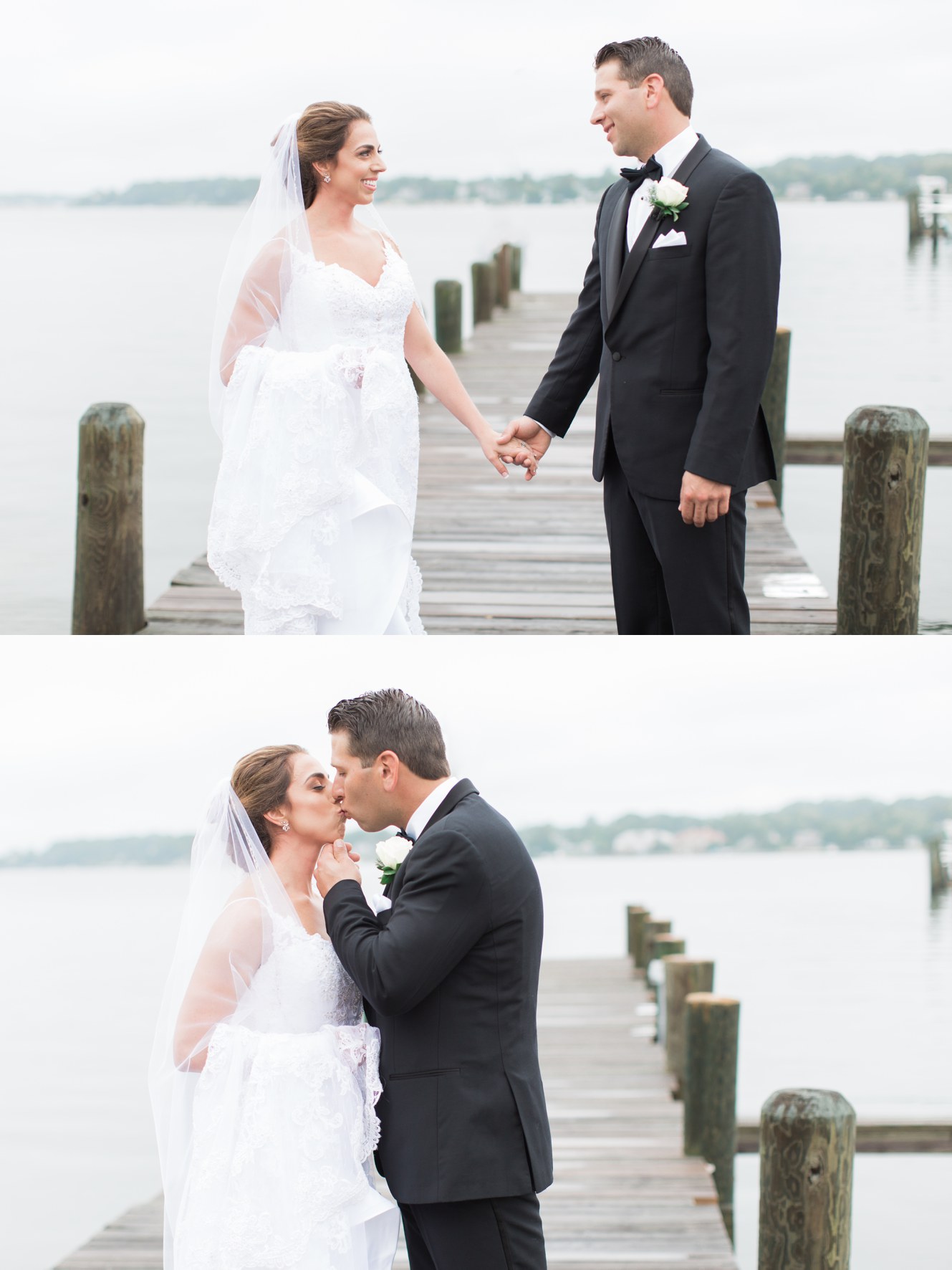 Margo + Joe's Clark's Landing Yacht Club Wedding