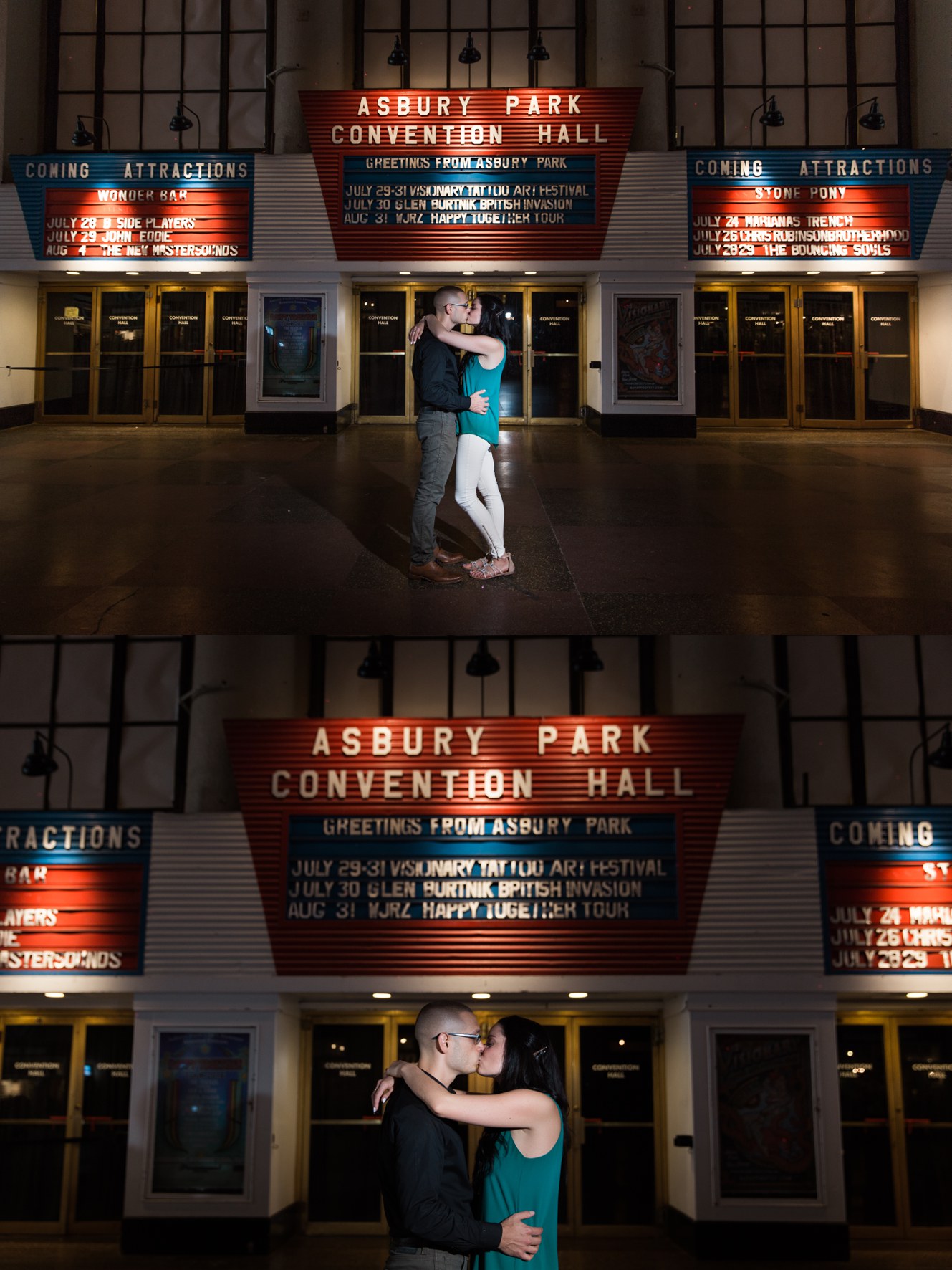 Dana + Bobby Engagement Photography in Asbury Park, NJ