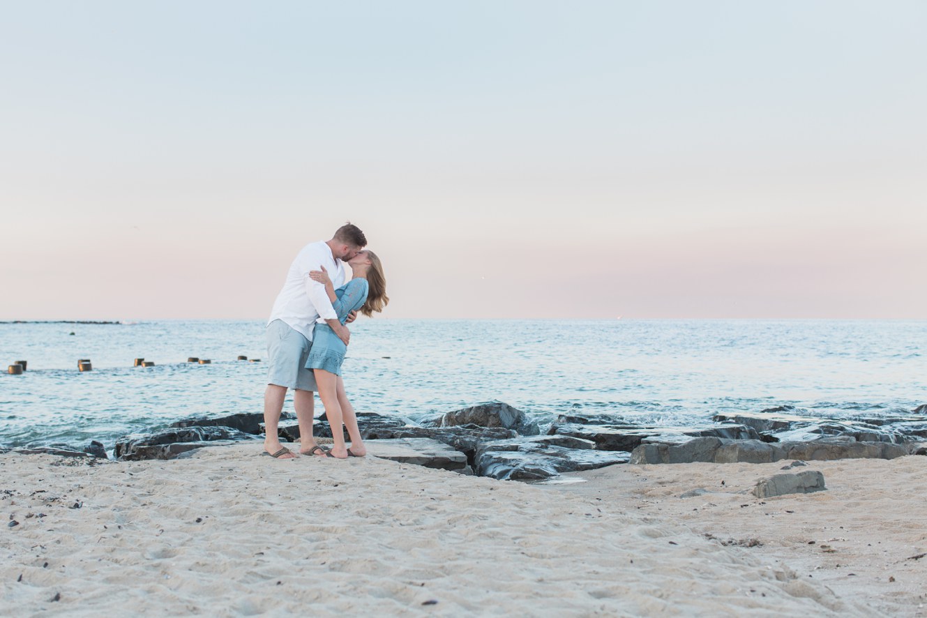 Caitlin + Sean Engagement Photography in Ocean Grove, NJ