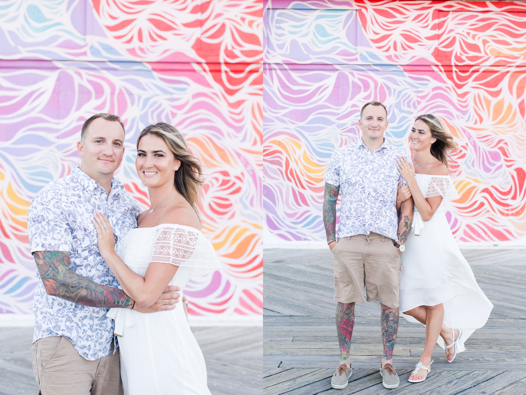 Asbury Park Boardwalk Engagement 