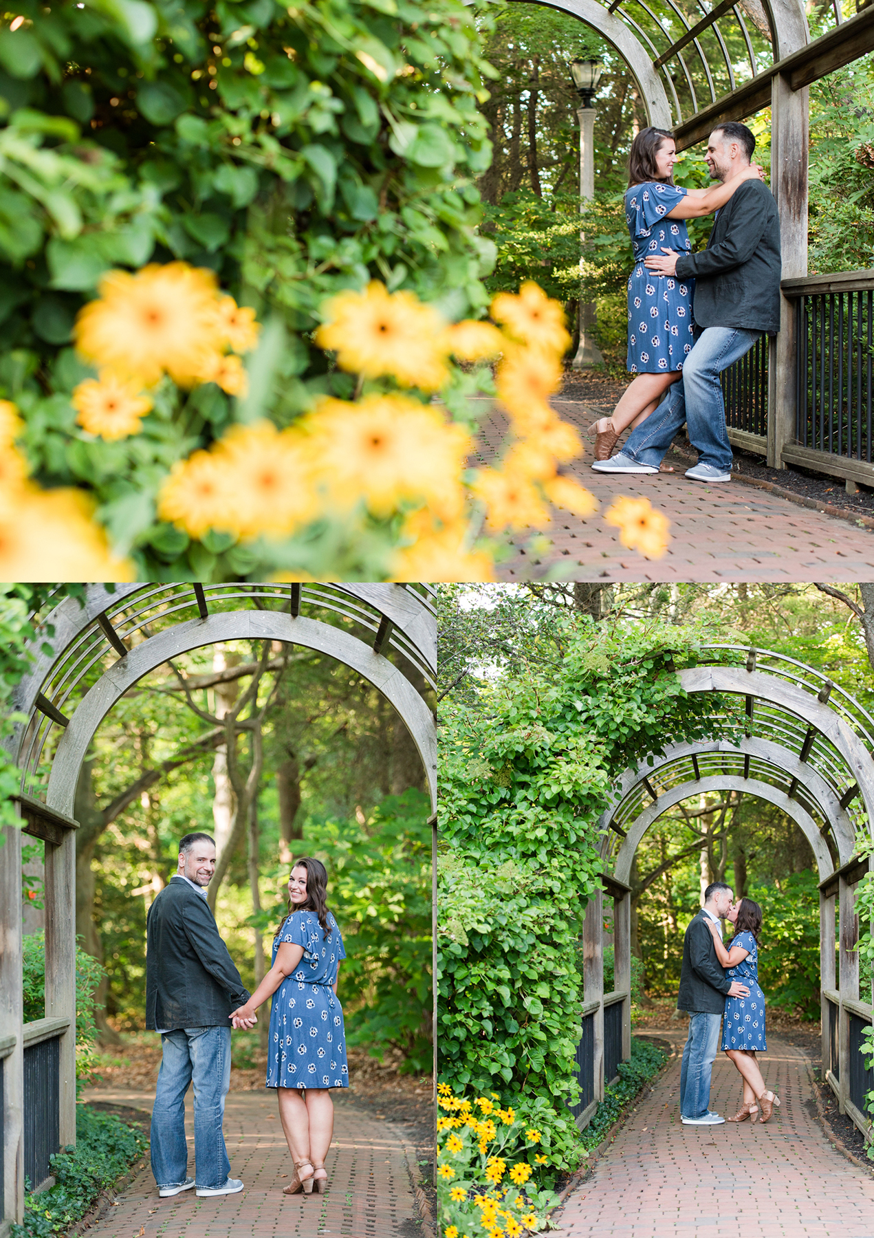 Engagement Photos At Sayen Garden In Hamilton Nj