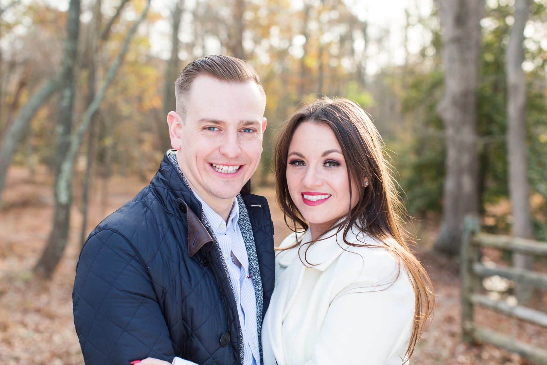 allaire state park engagement photography