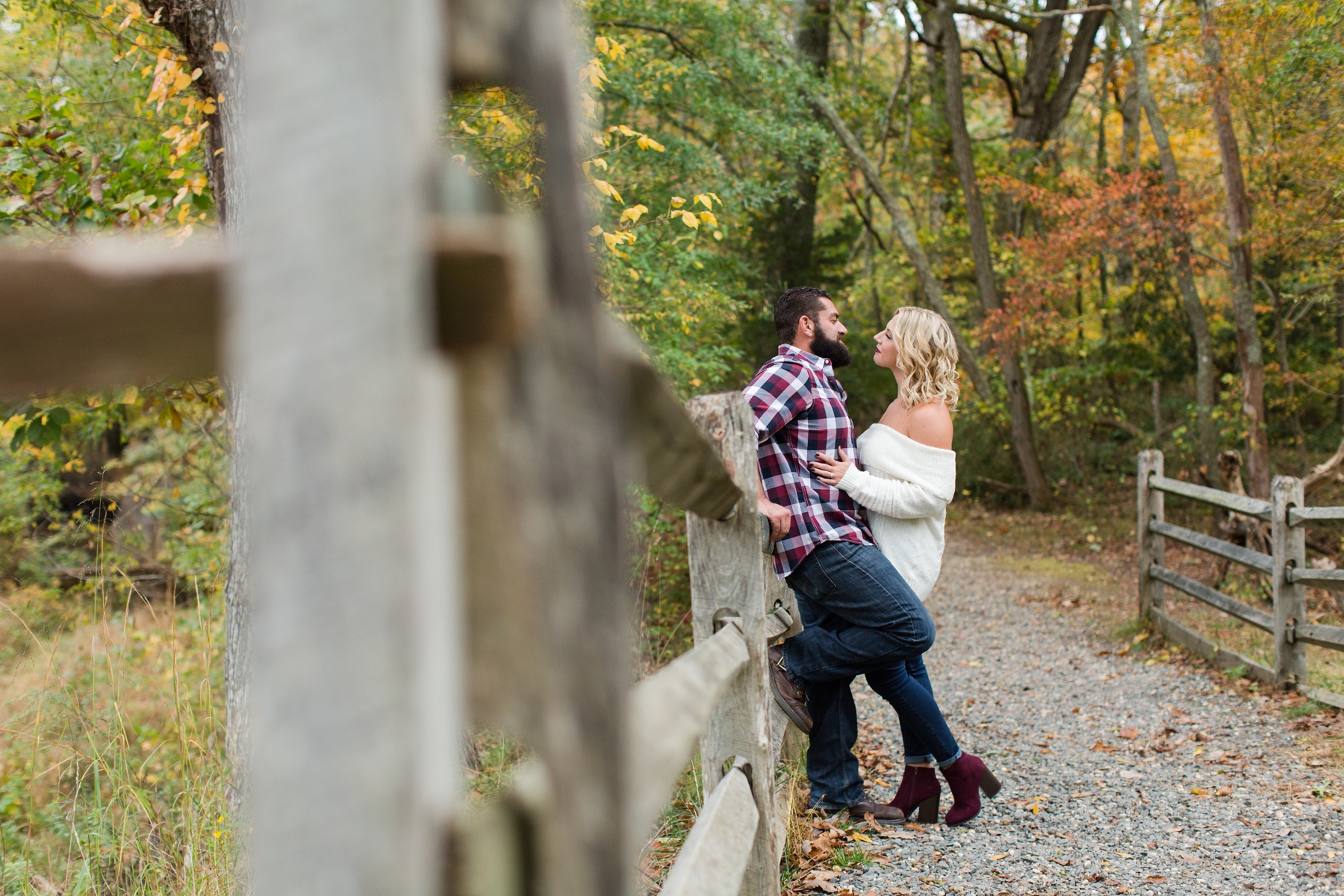 Engagement photo Allaire Park 