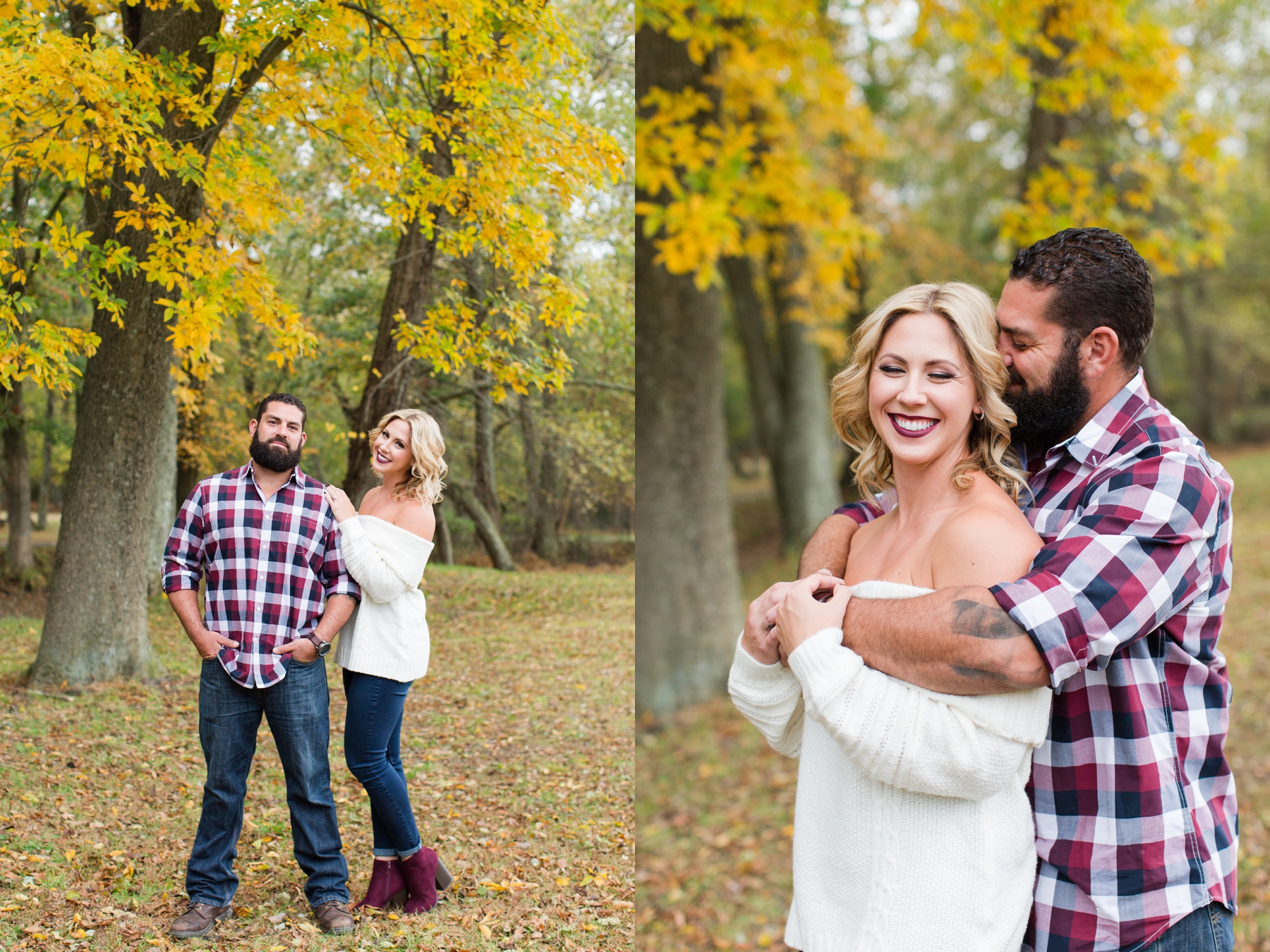 Engagement photo Allaire Park 