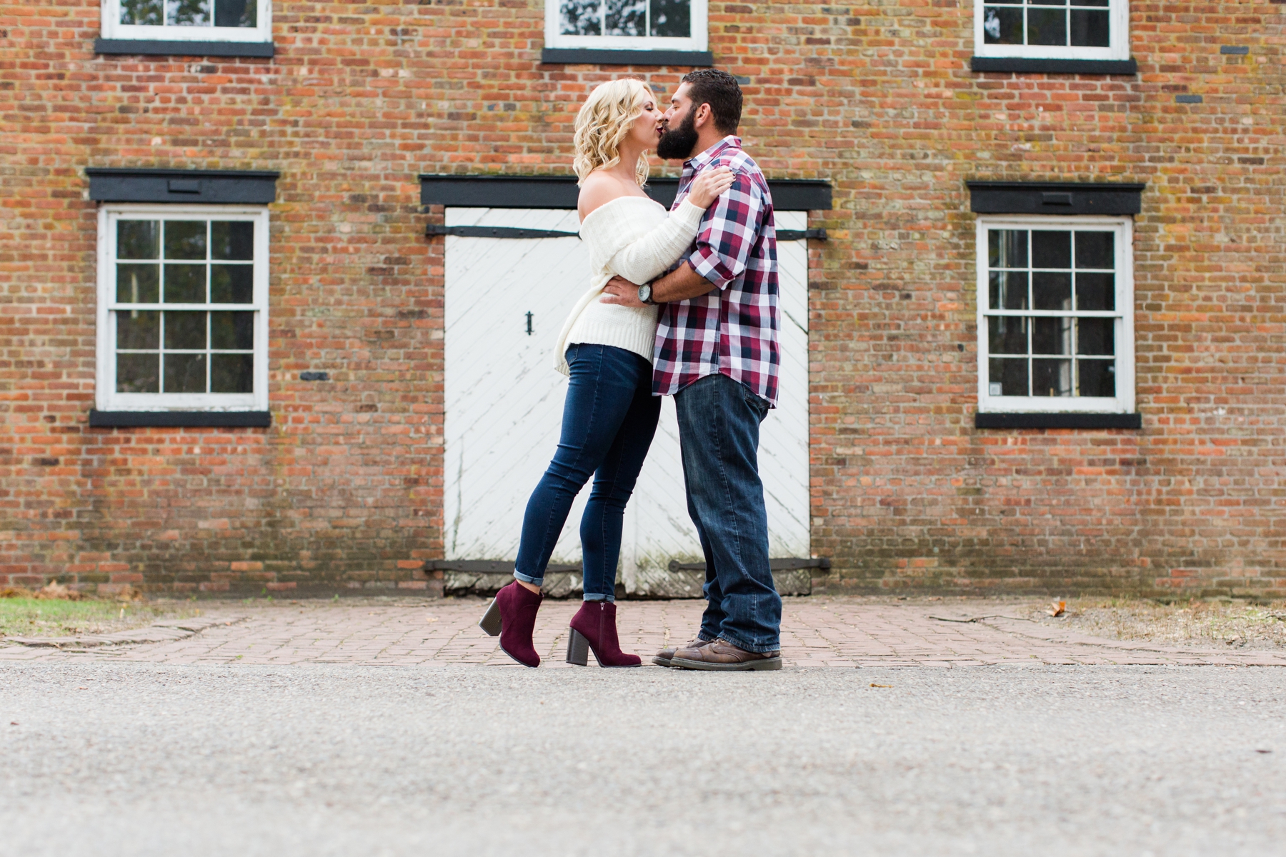 Engagement photo Allaire Park 