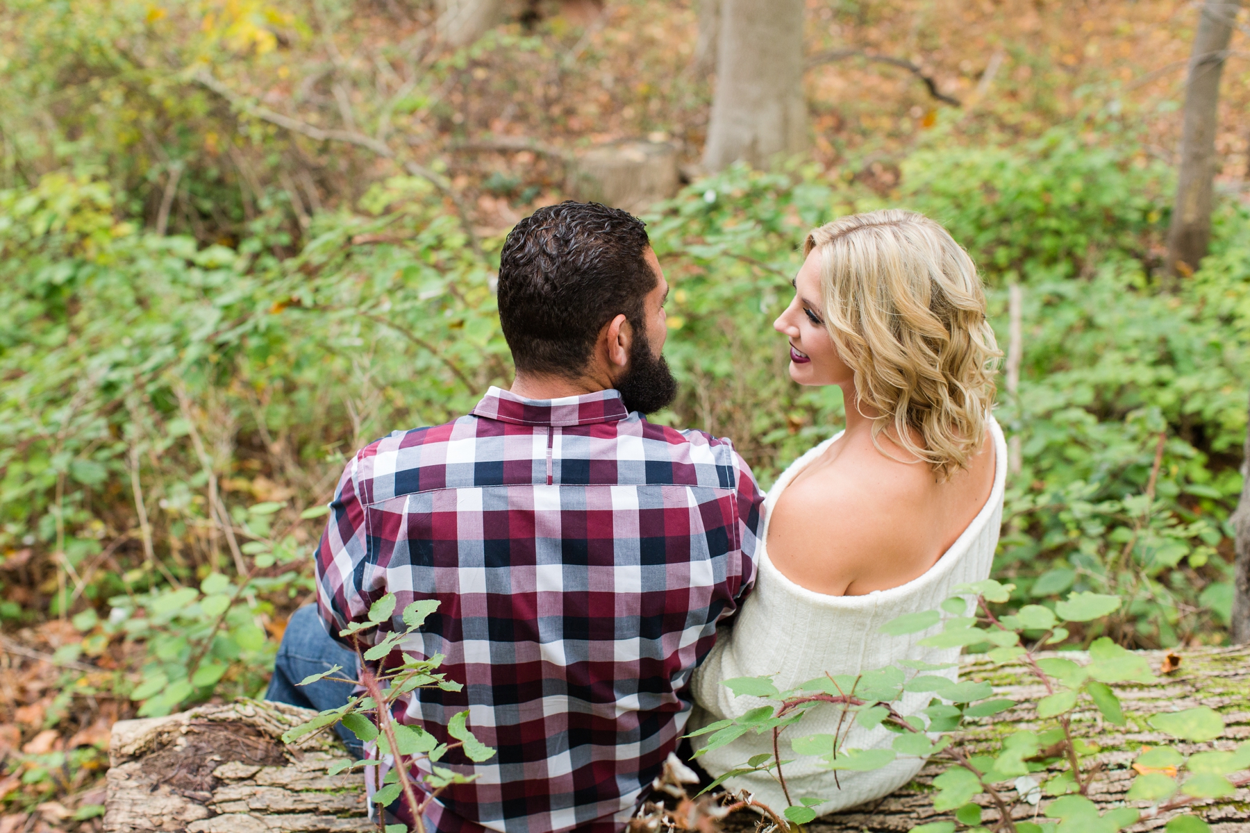 Engagement photo Allaire Park 