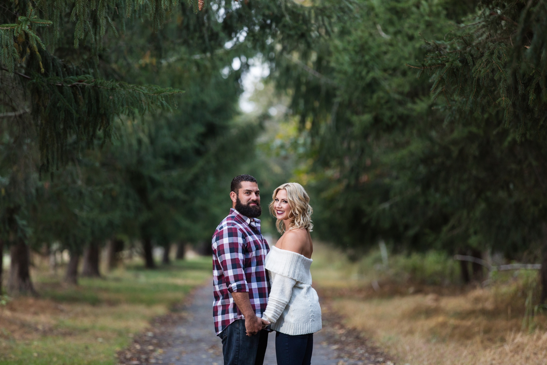 Engagement photo Allaire Park 