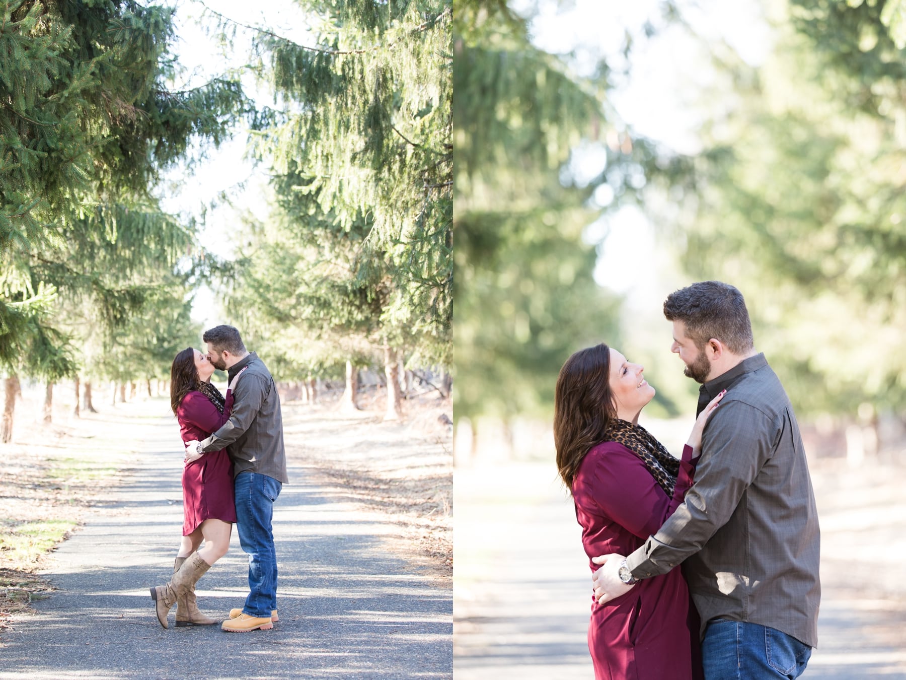 Loren + Tom's Engagement Photography at Allaire Park