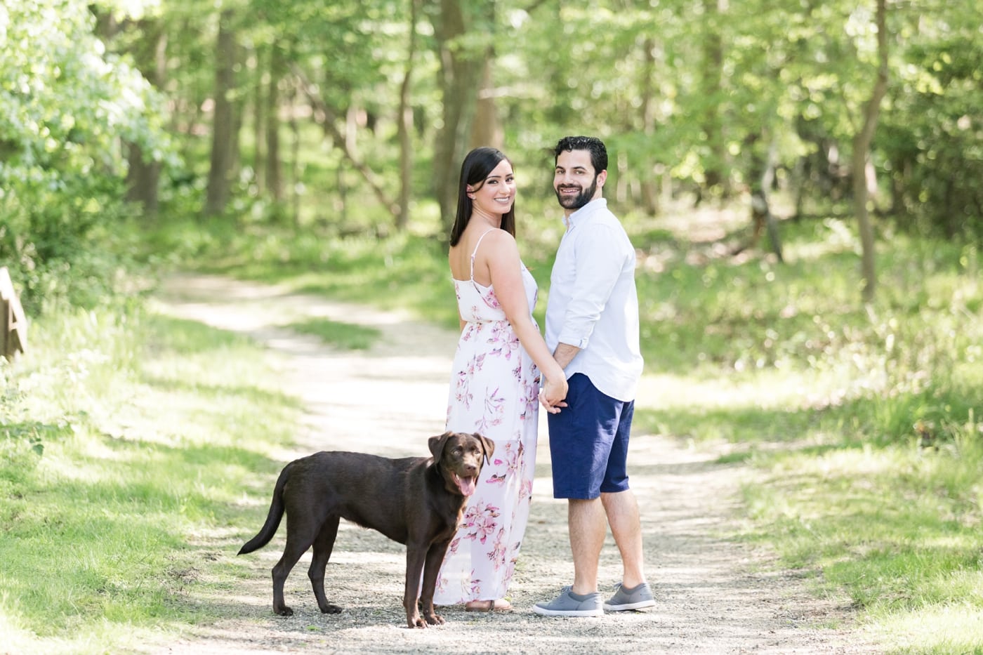 Lauren + Tom's Engagement Photography at Allaire State Park