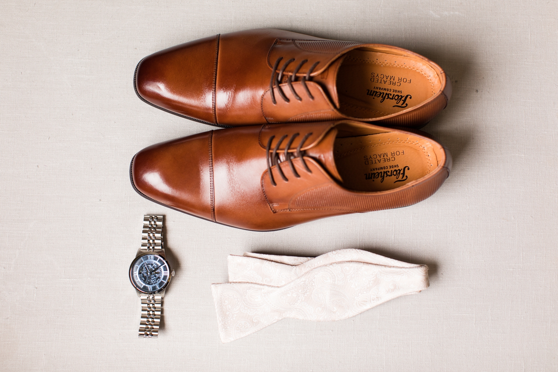 Shoes, Watch and White Bow