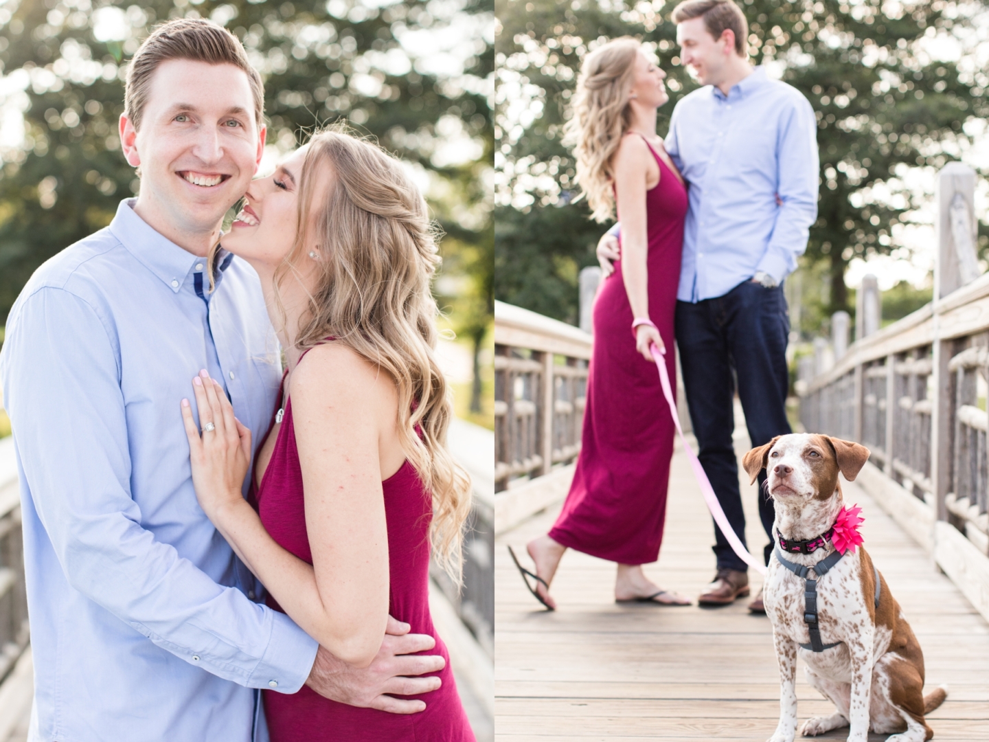 Melissa + Michael's Engagement Session at Spring Lake