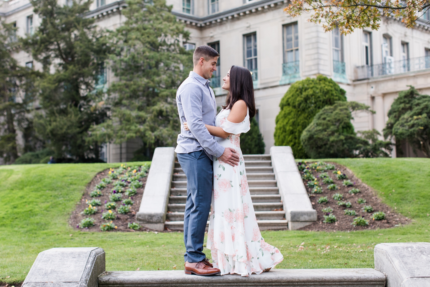 Monmouth University engagement photos