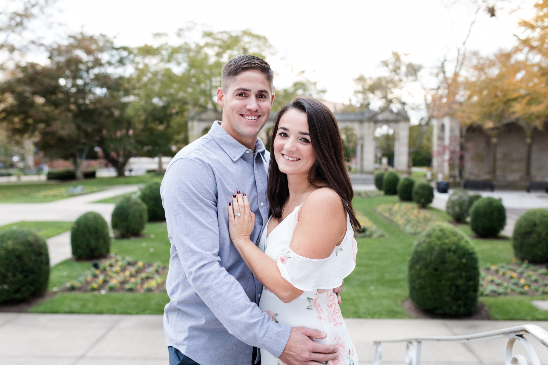 Monmouth University engagement photos