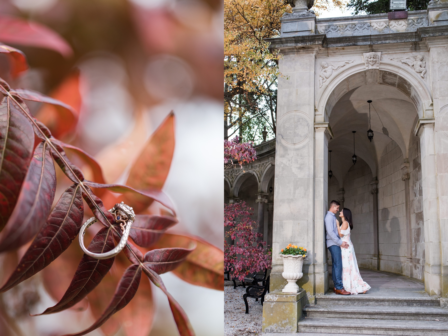 Monmouth University engagement photos