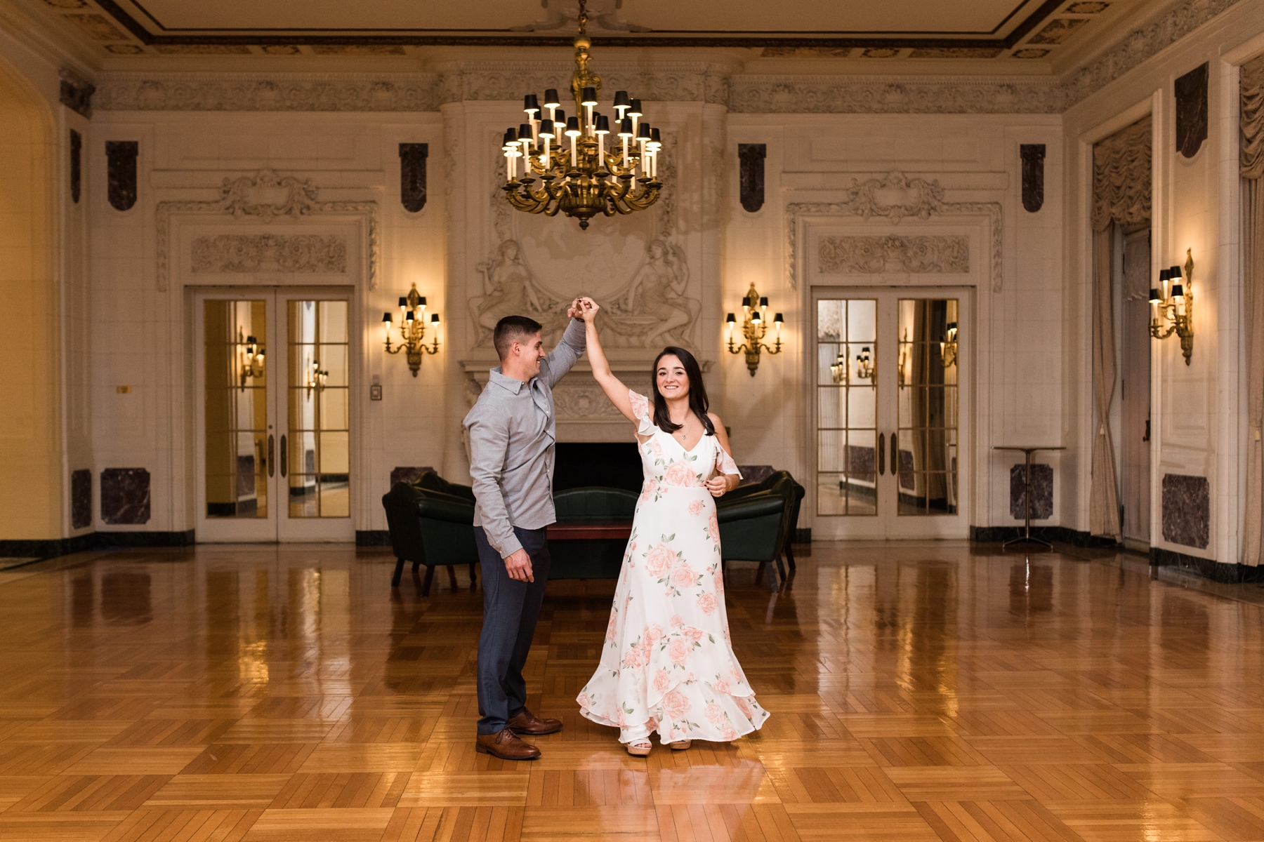 Monmouth University engagement photos